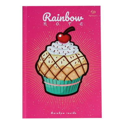 Купить Блокнот Profiplan Artbook Rainbow 901197 Cake А5 48 цветных листов розовый Дом, сад, огород