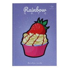 Купить Блокнот Profiplan Artbook Rainbow 901210 Cake А5 48 цветных листов фиолетовый Дом, сад, огород