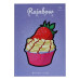 Купить Блокнот Profiplan Artbook Rainbow 901210 Cake А5 48 цветных листов фиолетовый Дом, сад, огород