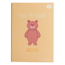 Купить Блокнот Profiplan Artbook 902286 Медведь А5 64 цветных листа Дом, сад, огород