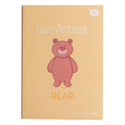 Купить Блокнот Profiplan Artbook 902286 Медведь А5 64 цветных листа Дом, сад, огород
