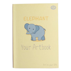 Купить Блокнот Profiplan Artbook 902309 Слон А5 64 цветных листа Дом, сад, огород