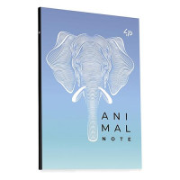 Блокнот Profiplan Animal note 900039 А5 40 цветных листов фиолетовый