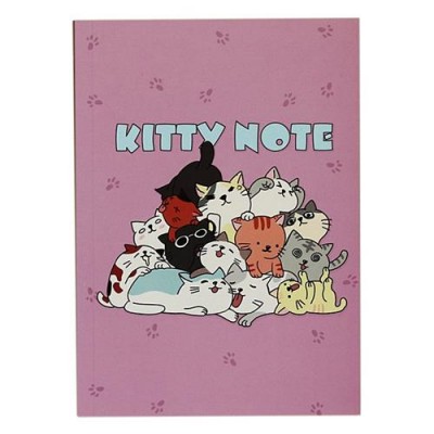 Купить Блокнот Profiplan Kitty note 900077 А5 40 цветных листов сиреневый Дом, сад, огород