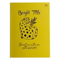 Блокнот Profiplan Bright Title note 902545 А5 64 цветных листа желтый