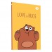 Купить Блокнот Profiplan Funny series 901296 Коричневый медведь А5 64 цветных листа Дом, сад, огород