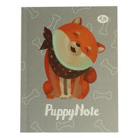 Блокнот Profiplan Puppy Note 902972 А5 40 листов с рисунком серый