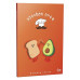 Купить Блокнот Profiplan Artbook Rainbow Kitchen No 901234 Авокадо А6 48 цветных листов Дом, сад, огород