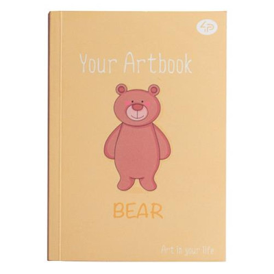 Купить Блокнот Profiplan Artbook 902361 Медведь А6 64 цветных листа Дом, сад, огород