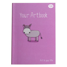 Купить Блокнот Profiplan Artbook 902378 Осел А6 64 цветных листа Дом, сад, огород