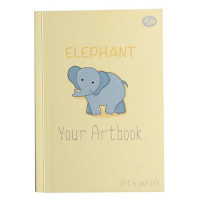 Блокнот Profiplan Artbook 902385 Слон А6 64 цветных листа