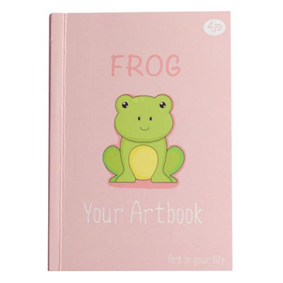 Купить Блокнот Profiplan Artbook 902392 Лягушка А6 64 цветных листа Дом, сад, огород