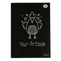 Блокнот Profiplan Artbook Spoony 902750 Курица В6 64 цветных листа