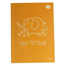 Купить Блокнот Profiplan Artbook Spoony 902767 Слон В6 64 цветных листа Дом, сад, огород