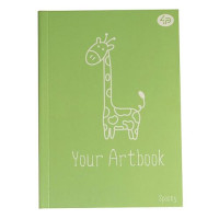 Блокнот Profiplan Artbook Spoony 902774 Жираф В6 64 цветных листа