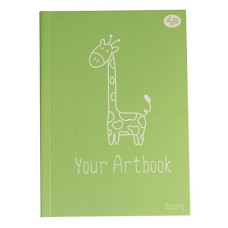 Купить Блокнот Profiplan Artbook Spoony 902774 Жираф В6 64 цветных листа Дом, сад, огород