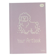 Блокнот Profiplan Artbook Spoony 902804 Лама В6 64 цветных листа