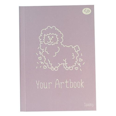 Купить Блокнот Profiplan Artbook Spoony 902804 Лама В6 64 цветных листа Дом, сад, огород