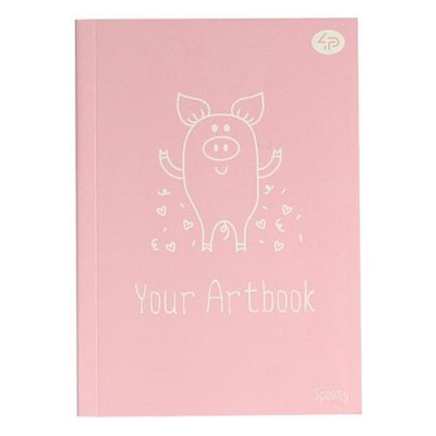 Купить Блокнот Profiplan Artbook Spoony 902798 Свинка В6 64 цветных листа Дом, сад, огород