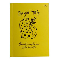 Блокнот Profiplan Bright Title note 902583 В6 64 цветных листа желтый