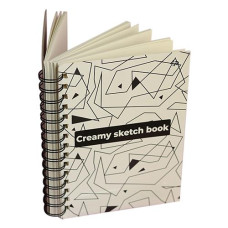 Блокнот Profiplan Artbook Creamy sketch book 901654 А5 80 листов на пружине кремовый