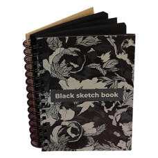Купить Блокнот Profiplan Artbook Black sketch book 901425 А5 80 листов на пружине черный Дом, сад, огород