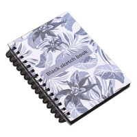 Блокнот Profiplan Artbook Black sketch book 901432 А5 80 листов на пружине черный