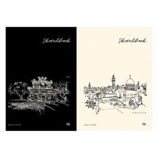 Купить Блокнот Profiplan Artbook Two in one sketch book 903245 А5 64 листа черные и бежевые Дом, сад, огород