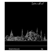 Блокнот Profiplan Artbook Black sketch book 903207 А5 64 листа на пружине черный