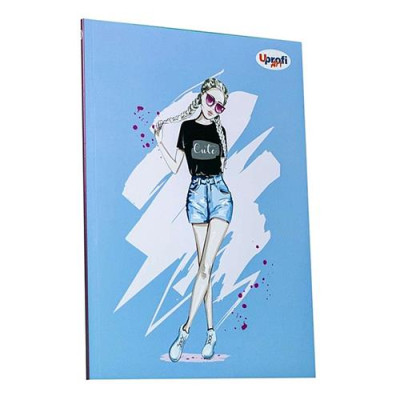 Купить Блокнот Profiplan Artbook Fashion 900350 А5 клетка 40 листов голубой Дом, сад, огород