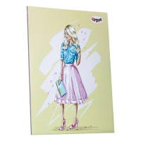 Блокнот Profiplan Artbook Fashion 900343 А5 клетка 40 листов бежевый