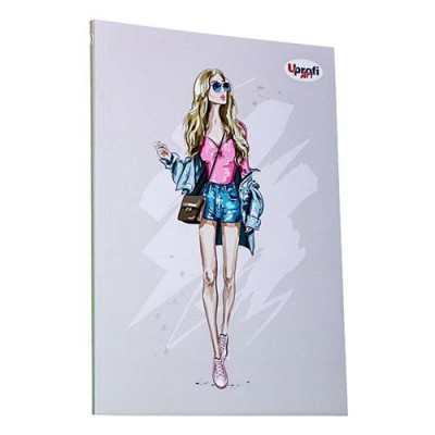 Купить Блокнот Profiplan Artbook Fashion 900336 А5 клетка 40 листов светло-фиолетовый Дом, сад, огород