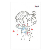 Блокнот Profiplan Lovers selfie 50575 А6 40 листов с рисунком