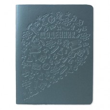 Дневник Gold Brisk Milano УВ-2 Интегральный мягкая обложка 48 листов голубой