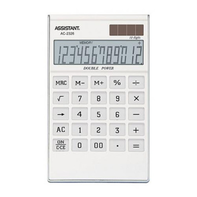 Купить Калькулятор Assistant AC-2326 white Дом, сад, огород