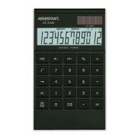 Калькулятор Assistant AC-2326 black/silver