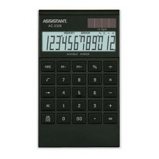 Калькулятор Assistant AC-2326 black/silver