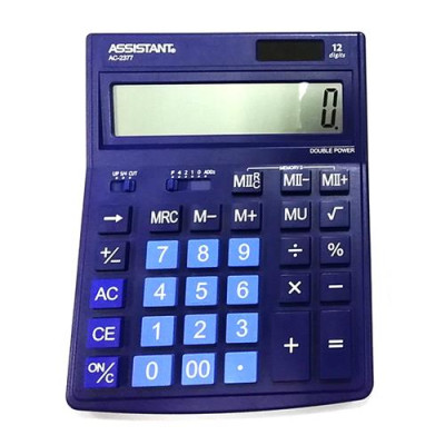 Купить Калькулятор Assistant AC-2377 dark blue Дом, сад, огород