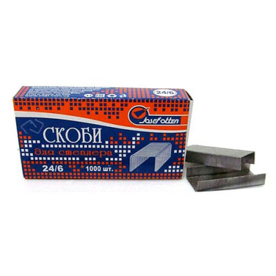 Купить Скобы к степлеру Josef Otten №24/6 4145-24 9007-24 1000шт Дом, сад, огород