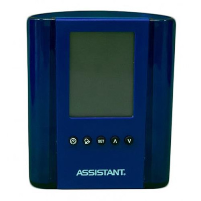 Купить Стакан-часы подставка для ручек Assistant-1050 фиолетовый Дом, сад, огород