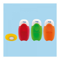 Ластик Milan CМMS1012 School Fluo 6х3.5 см овальный