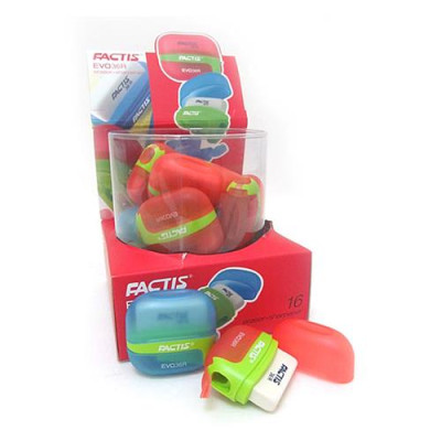 Ластик плюс точилка FACTIS F4707116 EVO36R Купить Ластик плюс точилка Factis F4707116 EVO36R Дом, сад, огород