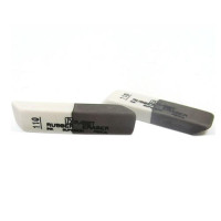 Ластик Rubber L0049 Eraser прямоугольный 6см бело-серый