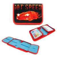 Пенал-книжка Hot speed SM-18132 20х13.5х3.5см