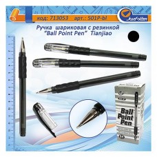 Ручка масляная TIANJIAO TY-501Pbl черная