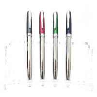 Ручка шариковая Baixin BP902 New металлическая поворотная синяя