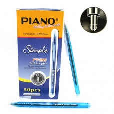 Ручка масляная Piano PT-1155bl Simple синяя