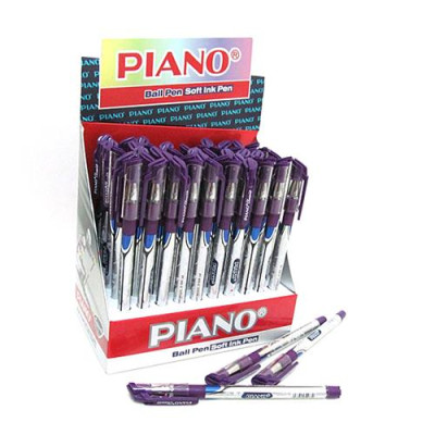 Купить Ручка масляная Piano PT-195-C-vio Classic фиолетовая Дом, сад, огород