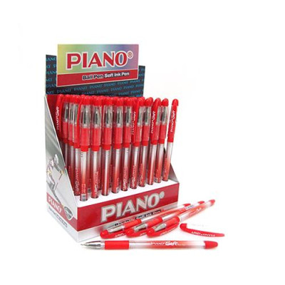 Ручка масляная PIANO PT-197RD Soft красная Купить Ручка масляная Piano PT-197RD Soft красная Дом, сад, огород