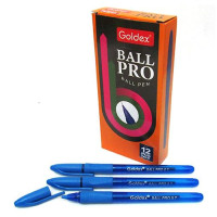 Ручка масляная Goldex 1201 Blue Ball pro 0.7мм синяя